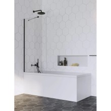 Шторка для ванны Radaway Idea Black PNJ 80 прозрачное