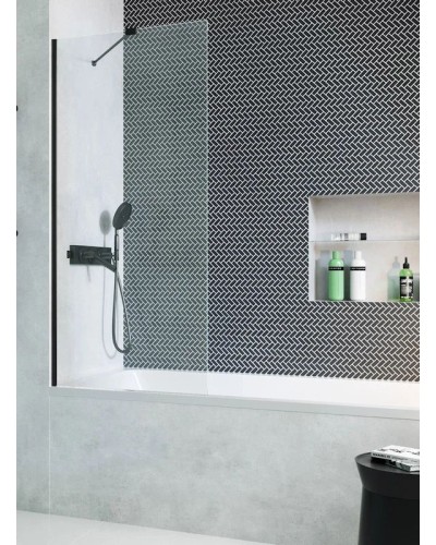 Шторка для ванны Radaway Modo New Black PNJ 80 прозрачное