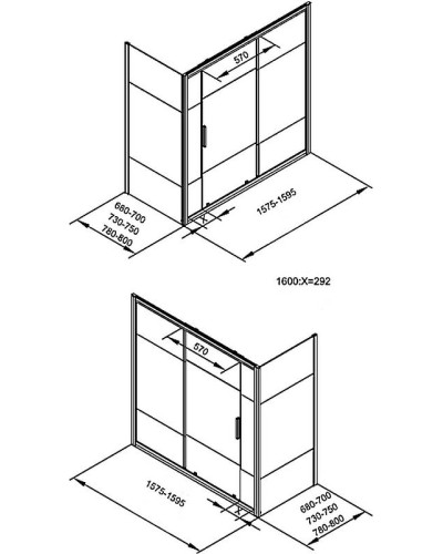 Шторка на ванну Aquanet Practic 160х70 254248 профиль Хром стекло прозрачное с шелкографией