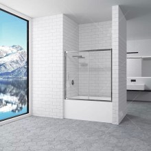 Шторка на ванну RGW Screens SC-043 170x150 351104317-11 профиль Хром стекло прозрачное