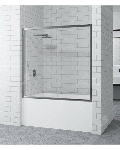 Шторка на ванну RGW Screens SC-043 170x150 351104317-11 профиль Хром стекло прозрачное