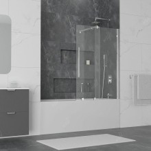 Шторка на ванну RGW Screens SC-47 90x150 41114709-11 профиль Хром стекло прозрачное