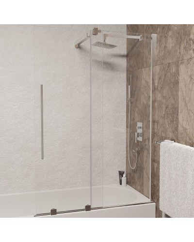 Шторка на ванну RGW Screens SC-47 100x150 41114710-11 профиль Хром стекло прозрачное