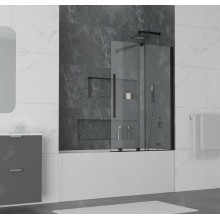 Шторка на ванну RGW Screens SC-47B 120x150 41114712-14 профиль Черный стекло прозрачное