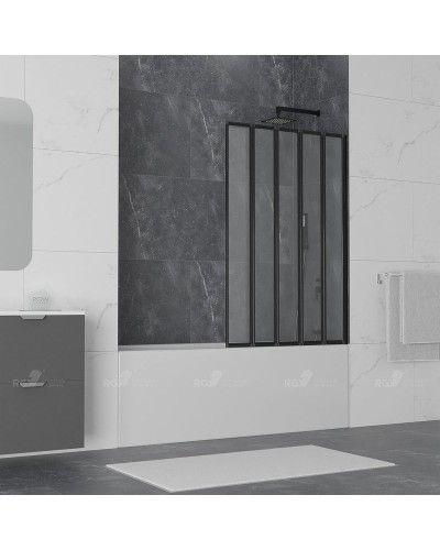 Шторка на ванну RGW Screens SC-22B 120x150 03112212-14 профиль Черный стекло прозрачное