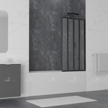 Шторка на ванну RGW Screens SC-23B 80x150 03112308-14 профиль Черный стекло прозрачное