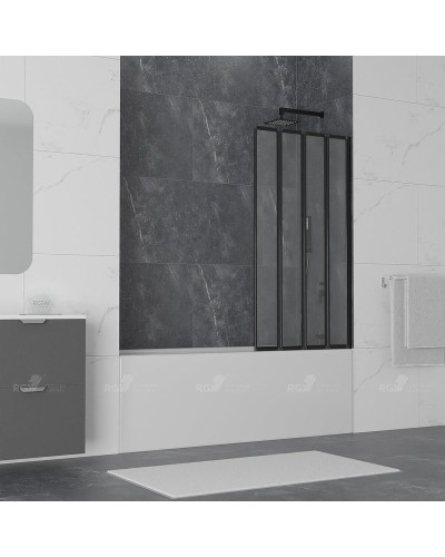 Шторка на ванну RGW Screens SC-23B 80x150 03112308-14 профиль Черный стекло прозрачное