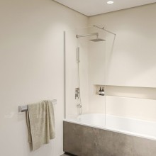 Шторка на ванну RGW Screens SC-050 60x150 351105006-11 профиль Хром стекло прозрачное