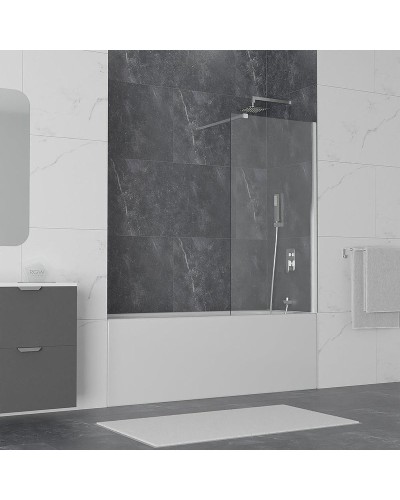 Шторка на ванну RGW Screens SC-051 80x150 351105108-11 профиль Хром стекло прозрачное