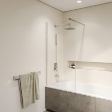 Шторка на ванну RGW Screens SC-052 60x150 35115206-11 профиль Хром стекло прозрачное