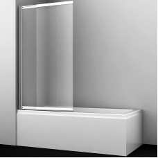 Шторка на ванну WasserKRAFT Main 80 L 41S02-100LM профиль Хром стекло матовое