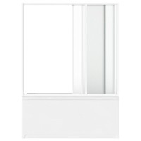 Шторка на ванну Bas Бриз/Верона/Ибица 150 ШТ00066 профиль Белый стекло прозрачное