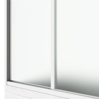 Шторка на ванну Bas Николь 170 ШТ00035 профиль Белый пластик Вотер