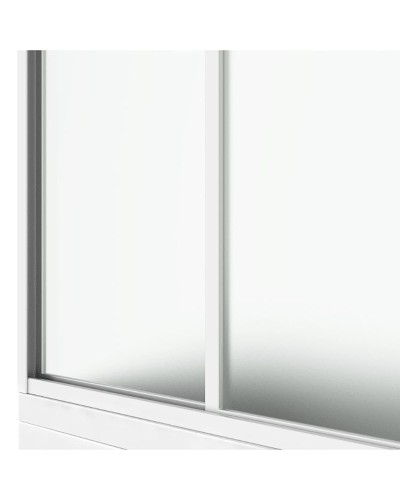 Шторка на ванну Bas Николь 170 ШТ00035 профиль Белый пластик Вотер