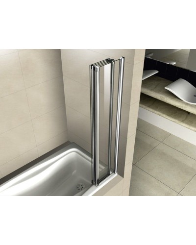 Шторка на ванну Cezares Pratico 120 PRATICO-V-5-120/140-C-Cr профиль Хром стекло прозрачное