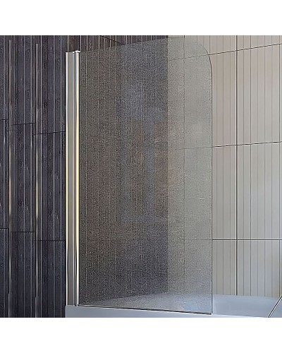 Шторка на ванну Koller Pool Waterfall Line 75 L QP93 профиль Хром стекло рифленое