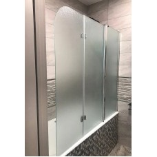 Шторка на ванну Koller Pool Waterfall Line 150 R QP96 профиль Хром стекло рифленое