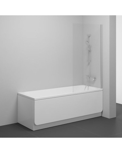 Шторка на ванну Ravak Nexty NVS1-80 7O840U00Z1 профиль Сатин стекло Transparent