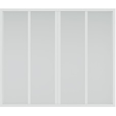 Шторка на ванну Creto Avalon 2.0 170 SH00065 профиль Белый стекло прозрачное