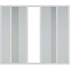 Шторка на ванну Creto Avalon 2.0 170 SH00065 профиль Белый стекло прозрачное