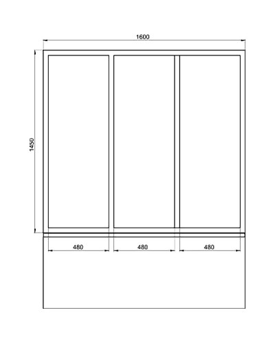 Шторка на ванну Creto Avalon 6.0 160 SH00069 профиль Белый стекло прозрачное