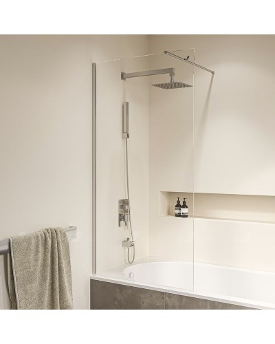 Шторка на ванну RGW Screens SC-050 90х150 351105009-11 профиль Хром стекло прозрачное