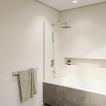 Шторка на ванну RGW Screens SC-056 30х150 351105630-11 профиль Хром стекло прозрачное