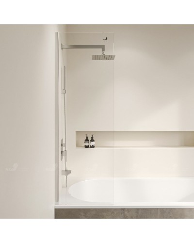 Шторка на ванну RGW Screens SC-056 40х150 351105640-11 профиль Хром стекло прозрачное