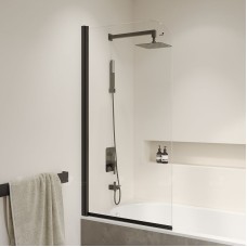 Шторка на ванну RGW Screens SC-109B 70х150 411110907-14 профиль Черный стекло прозрачное