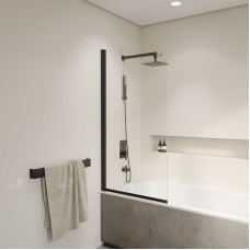 Шторка на ванну RGW Screens SC-109B 70х150 411110907-14 профиль Черный стекло прозрачное