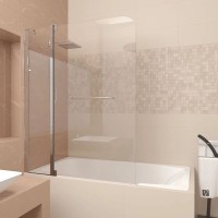 Шторка для ванны 120 см Veconi Palau PL82-120-01-19C2 прозрачное