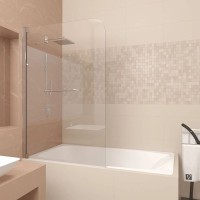 Шторка для ванны 100 см Veconi Palau PL83-100-01-19C2 прозрачное