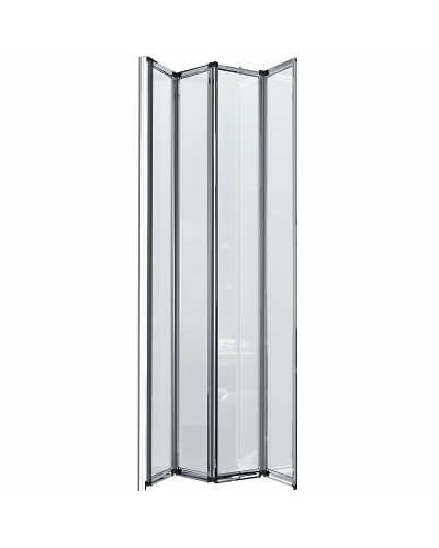 Шторка на ванну Grossman 80x140 GR-107 профиль Хром стекло прозрачное