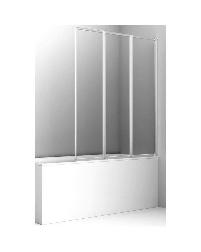 Шторка на ванну Ambassador Bath Screens 90х140 16041113 профиль Хром стекло прозрачное