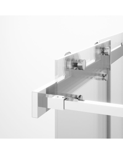 Шторка на ванну Ambassador Bath Screens 90х140 16041117 профиль Хром стекло прозрачное