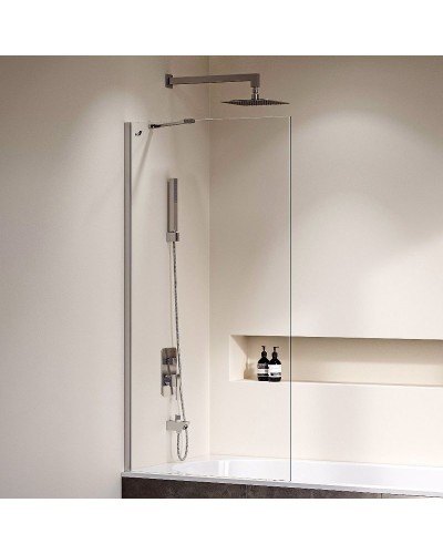 Шторка на ванну RGW Screens SC-150 80x150 351115008-11 профиль Хром стекло прозрачное