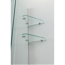 Шторка на ванну Cezares Stream 80 STREAM-VFS-11-80/150-C-Cr профиль Хром стекло прозрачное