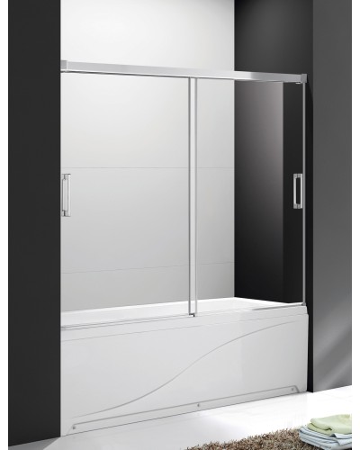 Шторка на ванну CEZARES TANDEM-SOFT-VF-2-200/145-P-Cr