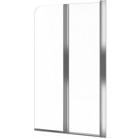 Шторка на ванну Excellent Fliper 80 KAAX.1309.800.PR Хром/Прозрачный