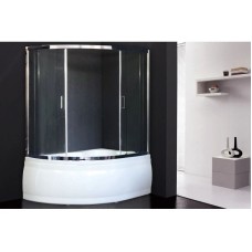 Шторка для ванны 140 см Royal Bath RB140ALP-T-CH прозрачное