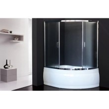 Шторка для ванны 140 см Royal Bath RB140ALP-C-CH матовое