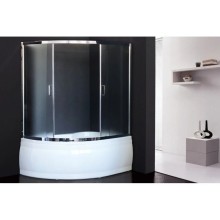 Шторка для ванны 140 см Royal Bath RB140ALP-C-CH матовое