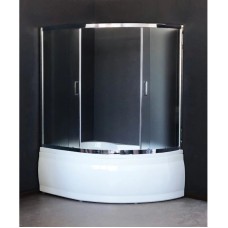 Шторка для ванны 140 см Royal Bath RB140ALP-C-CH матовое