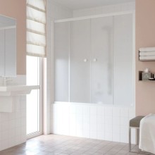 Шторка для ванны 150 см Vegas Glass Z2V 150 01 10 сатин