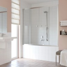 Шторка для ванны 150 см Vegas Glass Z2V 150 08 01 прозрачное