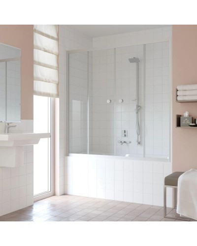 Шторка для ванны 150 см Vegas Glass Z2V 150 07 01 прозрачное