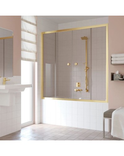 Шторка для ванны 150 см Vegas Glass Z2V 150 09 05 бронза