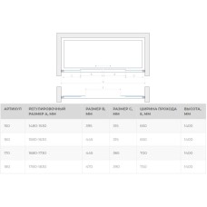 Шторка для ванны 150 см Vegas Glass Z2V 150 09 05 бронза