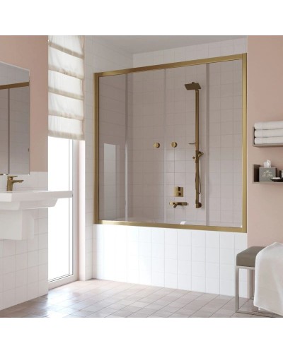 Шторка для ванны 180 см Vegas Glass Z2V 180 05 05 бронза