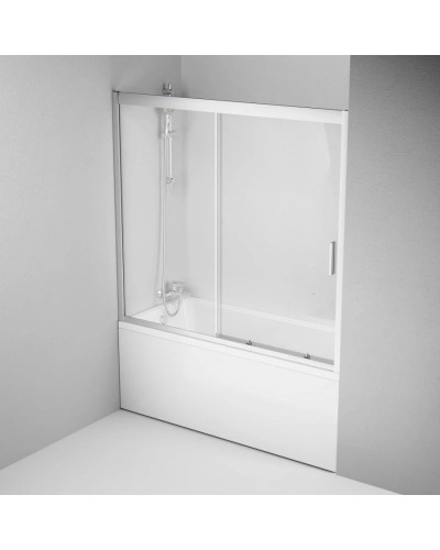 Шторка для ванны 170 см AM.PM Gem W90S-1701150MT прозрачное